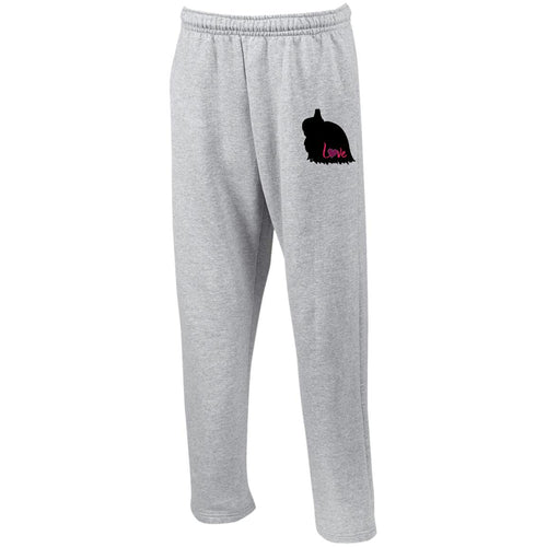 JW Love Open Bottom Sweatpants with Pockets