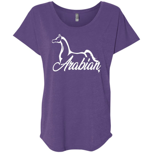 Ladies Dolman Sleeve- White Ink