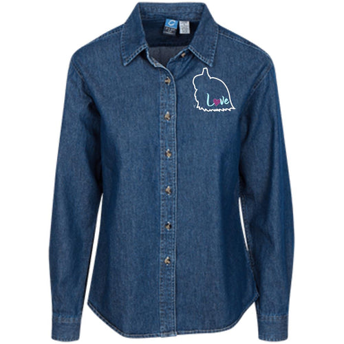 JW Love Women's LS Denim Shirt