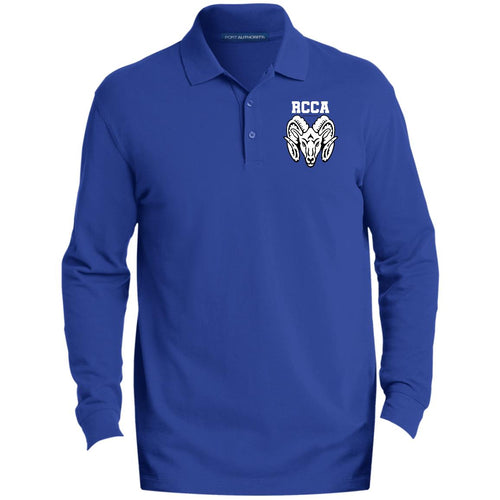 RCCA Ram Adult EZCotton™ LS Polo