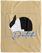 Dutch Rabbit Cozy Plush Fleece Blanket - 60x80
