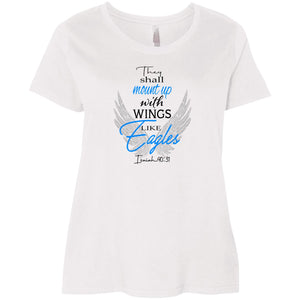 Eagle's Wings Ladies' Curvy T-Shirt