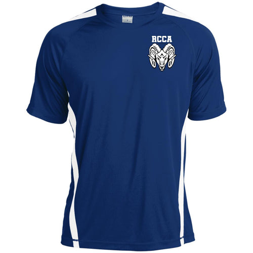 RCCA Ram Sport-Tek Colorblock Dry Zone Crew
