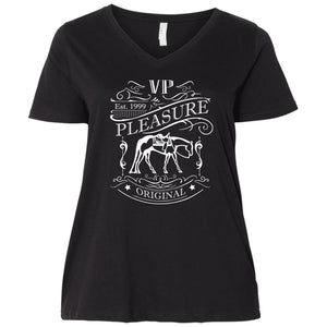 Ladies' Curvy V-Neck T-Shirt