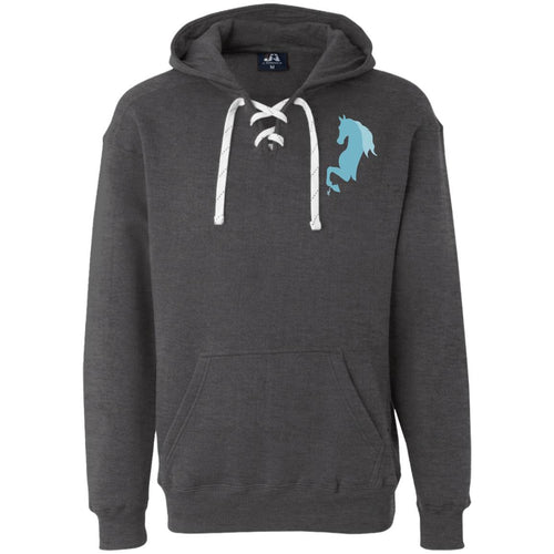 Heavyweight Sport Lace Hoodie- Trot Teal