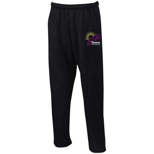 Donoma Stables Open Bottom Sweatpants with Pockets
