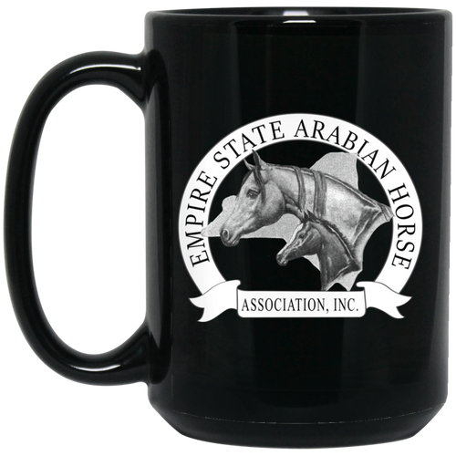 ESAHA 15 oz. Black Mug