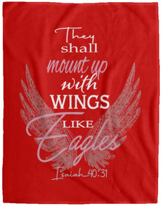 Eagle's Wings Cozy Plush Fleece Blanket - 60x80