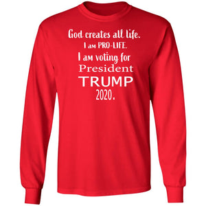 President Trump 2020 LS Ultra Cotton T-Shirt