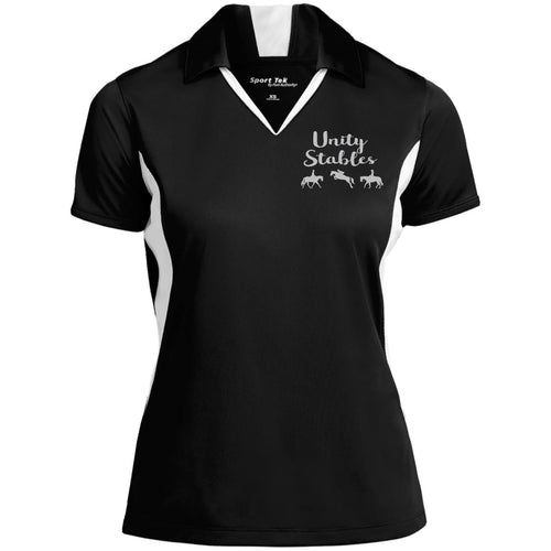 Unity Stables Ladies' Colorblock Performance Polo