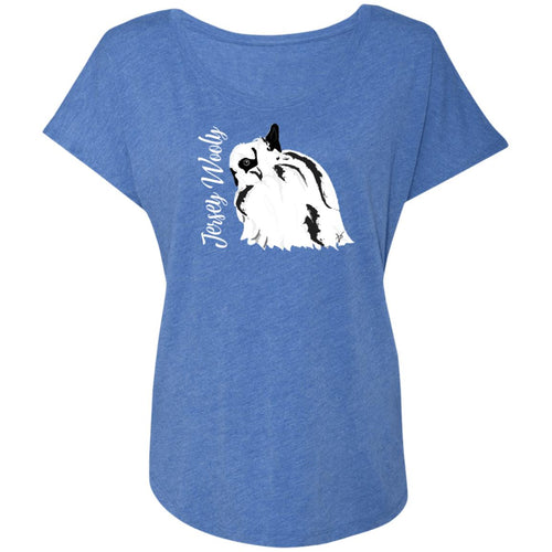 Jersey Wooly Ladies' Triblend Dolman Sleeve