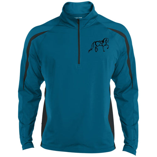 Men's Sport Wicking Colorblock 1/2 Zip