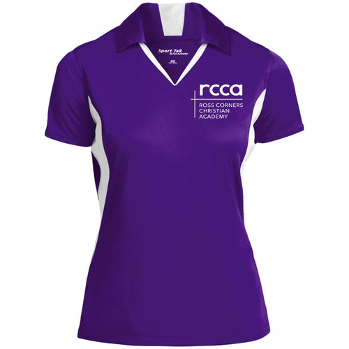 RCCA Ladies' Colorblock Performance Polo