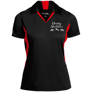 Unity Stables Ladies' Colorblock Performance Polo