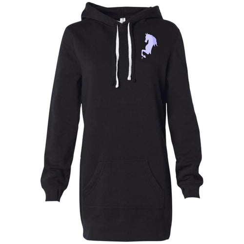 English Pleasure Purple Women's Hooded Pullover Dress