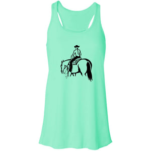 Jog Away Flowy Racerback Tank