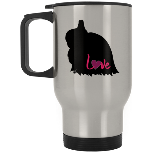 JW Love Silver Stainless Travel Mug