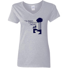 Timber Creek Stables Ladies' 5.3 oz. V-Neck T-Shirt