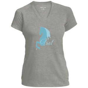 Trot Teal Ladies' Performance T-Shirt