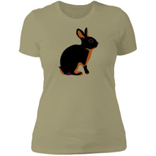 Tan  Ladies' Boyfriend T-Shirt