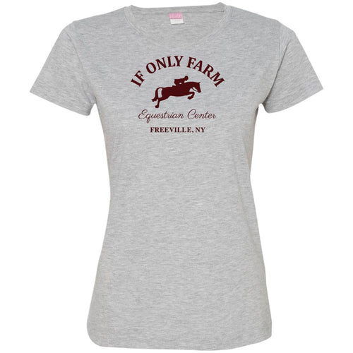 If Only Farm  Ladies' Fine Jersey T-Shirt
