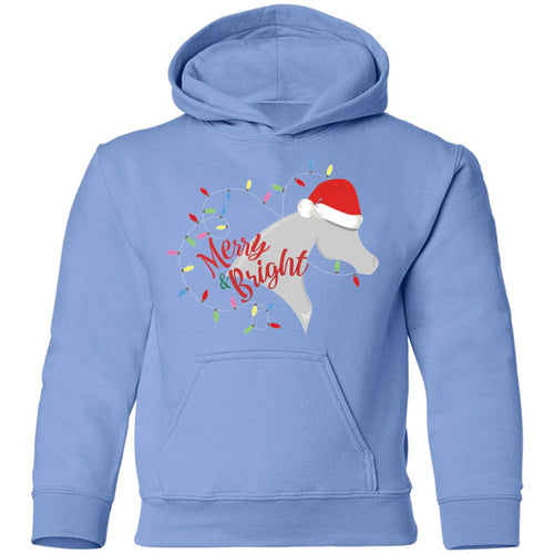 Youth Merry & Bright Horse Hoodie