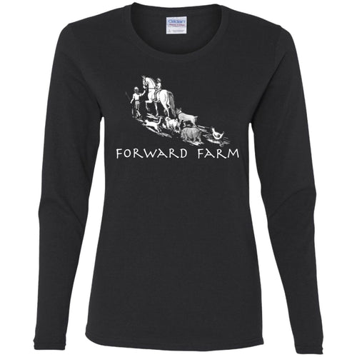 Forward Farm Ladies' Cotton LS T-Shirt