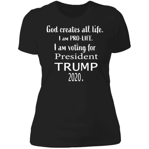 President Trump 2020 Ladies' Boyfriend T-Shirt