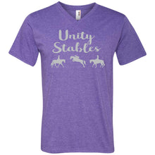 Unity Stables Men's Printed V-Neck T-Shirt