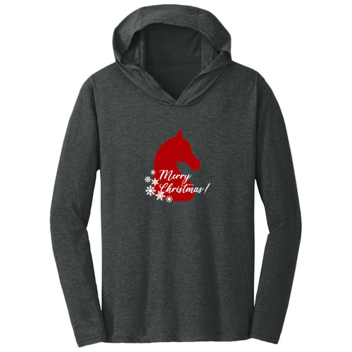 High Headed Christmas Triblend T-Shirt Hoodie