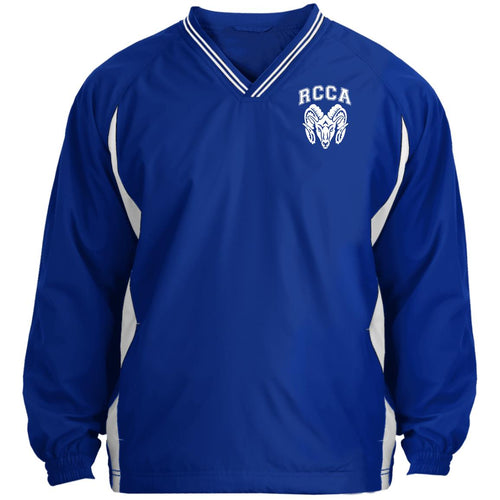 RCCA Tipped V-Neck Wind Shirt