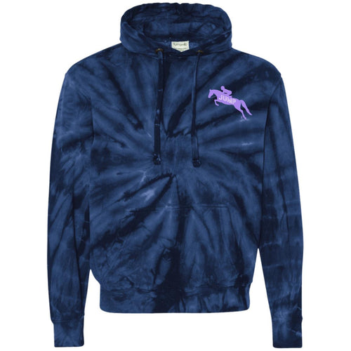 Jump purple logo Tie-Dyed Hoodie