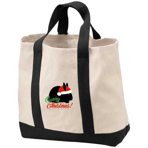 Bunny Christmas 2-Tone Shopping Tote