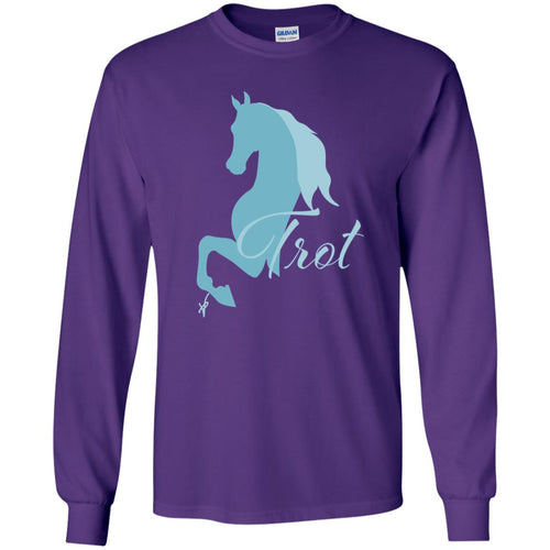 Trot Teal Youth LS T-Shirt