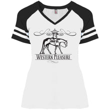 Western Pleasure Ladies' Game V-Neck T-Shirt