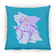 Trotting Unicorn Square Pillow 18x18