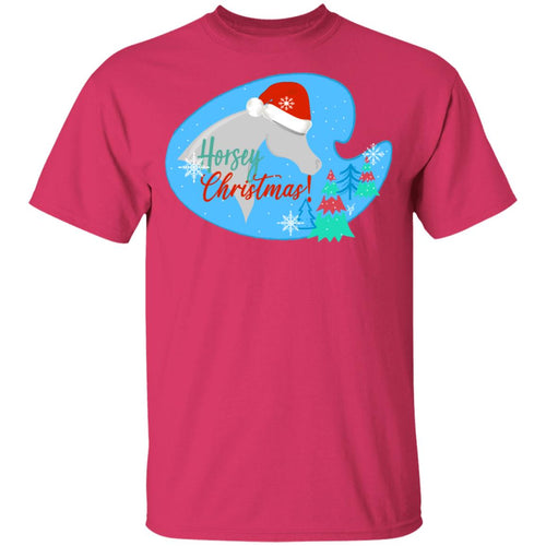 Horsey Christmas Youth Basic T