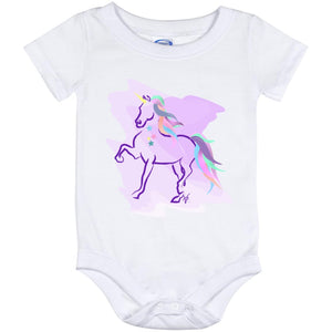 Trotting Unicorn Baby Onesie 12 Month