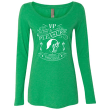 Ladies' Triblend LS Scoop