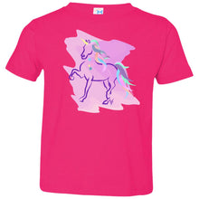 Trotting Unicorn Toddler Jersey T-Shirt