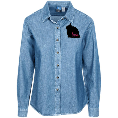 JW Love Women's LS Denim Shirt