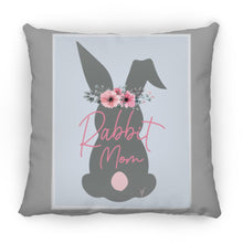 Rabbit Mom Square Pillow 14x14