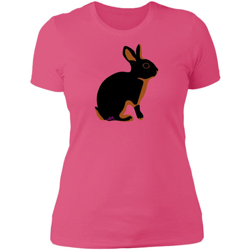 Tan  Ladies' Boyfriend T-Shirt