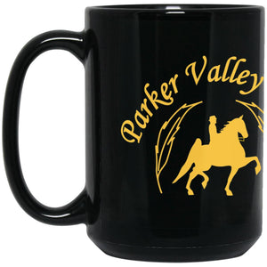 Parker Valley 15 oz. Black Mug