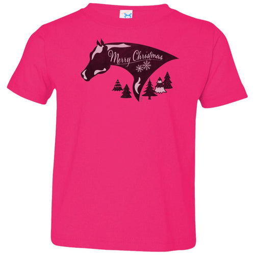 Painted Christmas Toddler Jersey T-Shirt