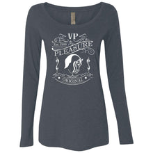 Ladies' Triblend LS Scoop