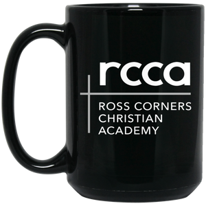 RCCA 15 oz. Black Mug