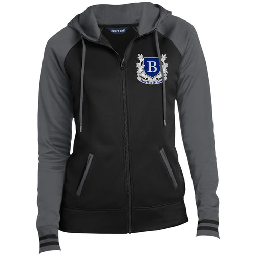 Berlin Ladies' Moisture Wick Full-Zip Hooded Jacket