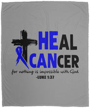 Heal Cancer Cozy Plush Fleece Blanket - 50x60