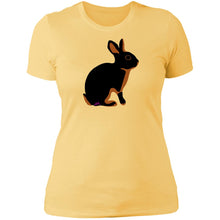 Tan  Ladies' Boyfriend T-Shirt
